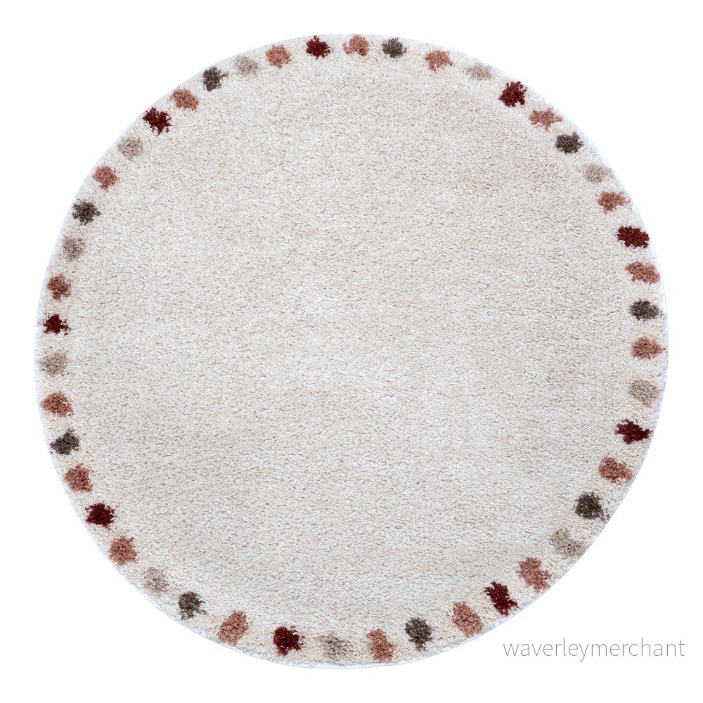 Krémově bílý koberec Mint Rugs Essential Holy, ø 160 cm v:1433415