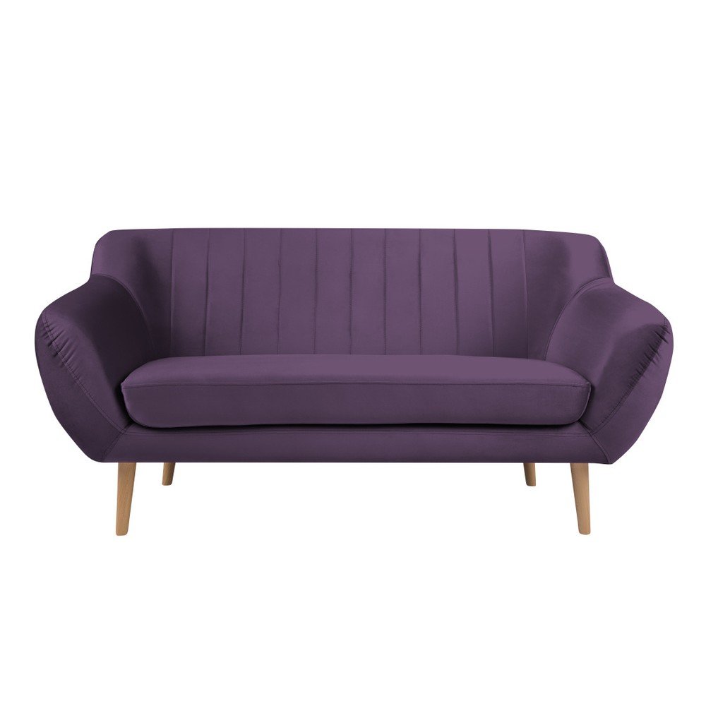 Fialová dvoumístná pohovka Mazzini Sofas Benito v:983718