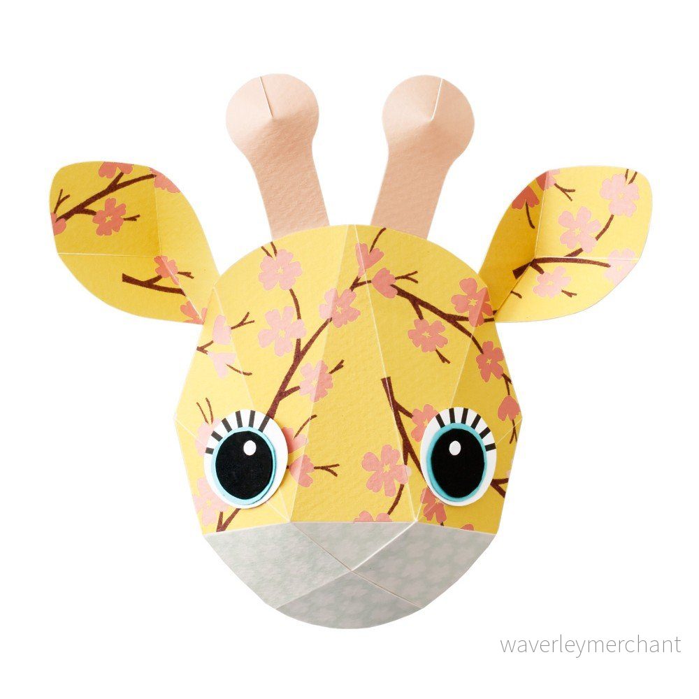 Nástěnná samolepka Studio Ditte Giraffe Blossom, 13 x 12 cm v:814878