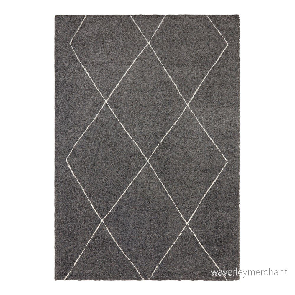 Tmavě šedý koberec Elle Decoration Glow Massy, 120 x 170 cm v:1264694