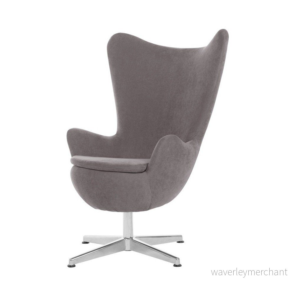 Šedohnědé otočné křeslo My Pop Design Vostell v:918128