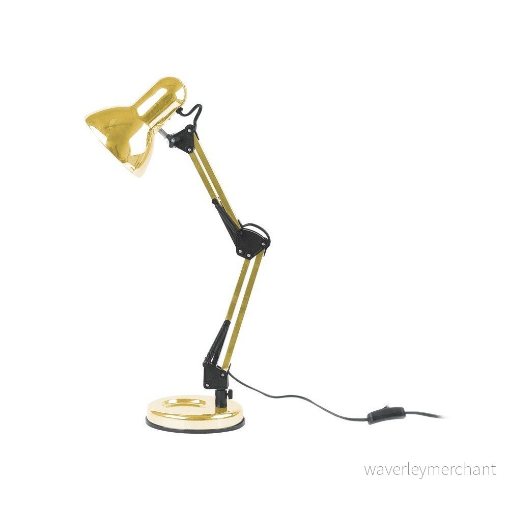 Stolní lampa ve zlaté barvě Leitmotiv Hobby v:832044