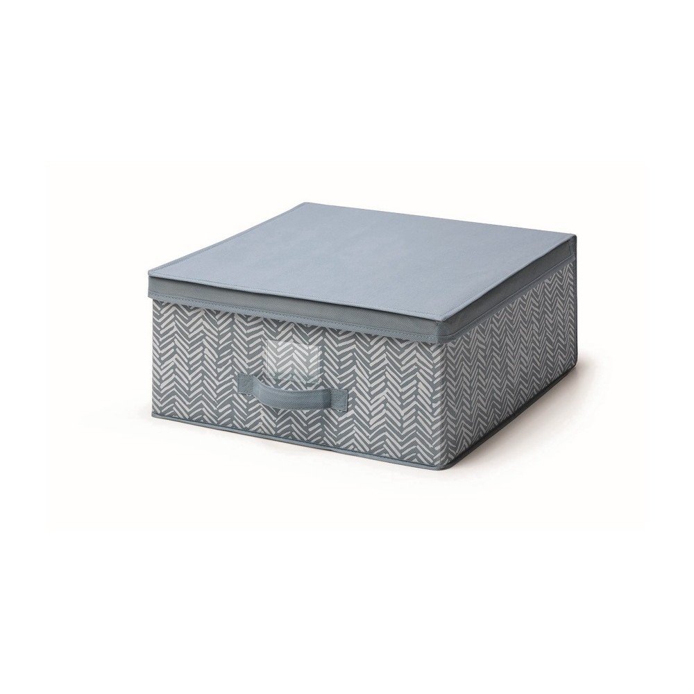 Modrý úložný box s víkem Cosatto Tweed, šířka 45 cm v:901770