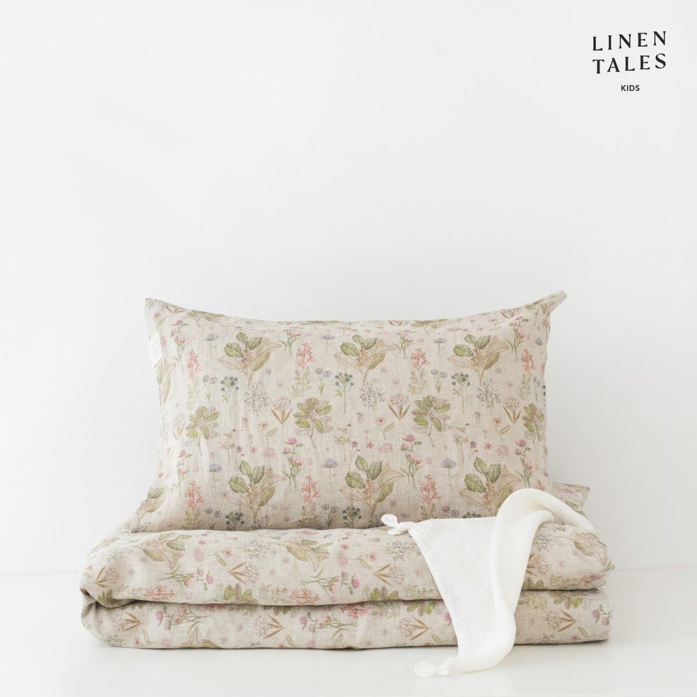Lněné dětské povlečení do postýlky 100x140 cm – Linen Tales v:1528822