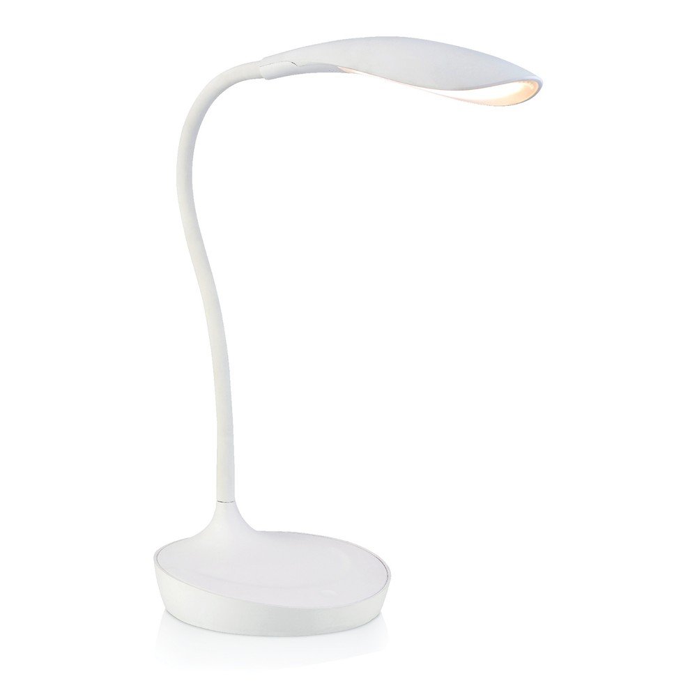 Bílá stolní lampička s USB portem Markslöjd Swan v:1239104