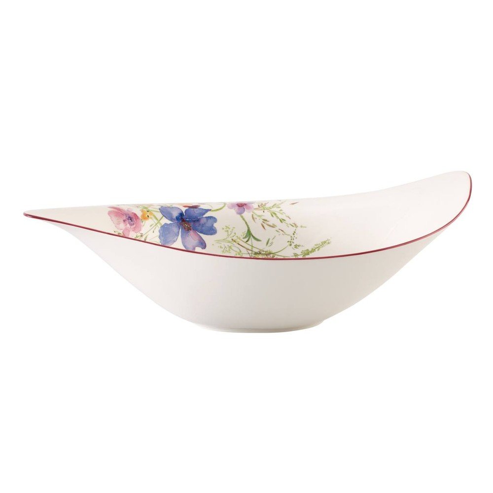 Bílá porcelánová salátová mísa s motivem květin Villeroy & Boch Mariefleur Serve, 3,8 l v:1357373