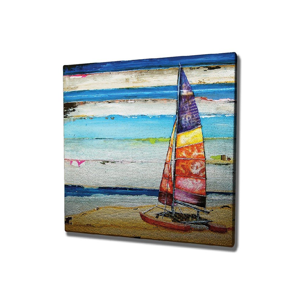 Nástěnný obraz na plátně Boat, 45 x 45 cm v:1285892