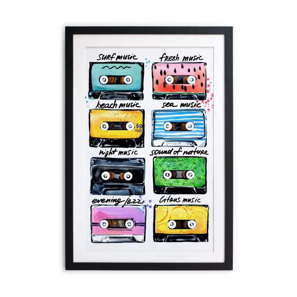 Obraz Really Nice Things Music Styles, 40 x 60 cm v:852712