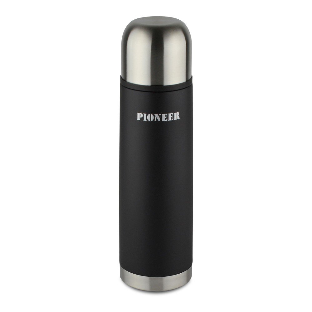 Černá termoska z nerezové oceli Pioneer Hello, 1 l v:1306930