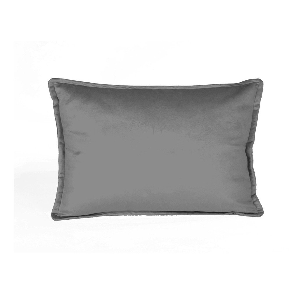 Šedý dekorativní povlak na polštář Velvet Atelier Sigma, 50 x 35 cm v:1097668