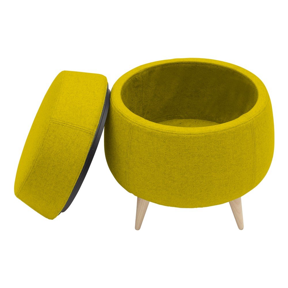 Žlutý puf s úložním prostorem Softline Pod v:1373403