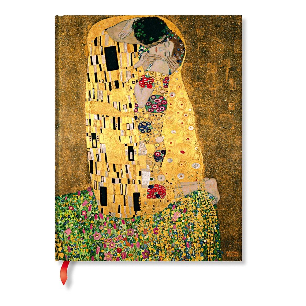 Linkovaný zápisník s tvrdou vazbou Paperblanks Klimt´s Portrait of Kiss, 18 x 23 cm v:1135874
