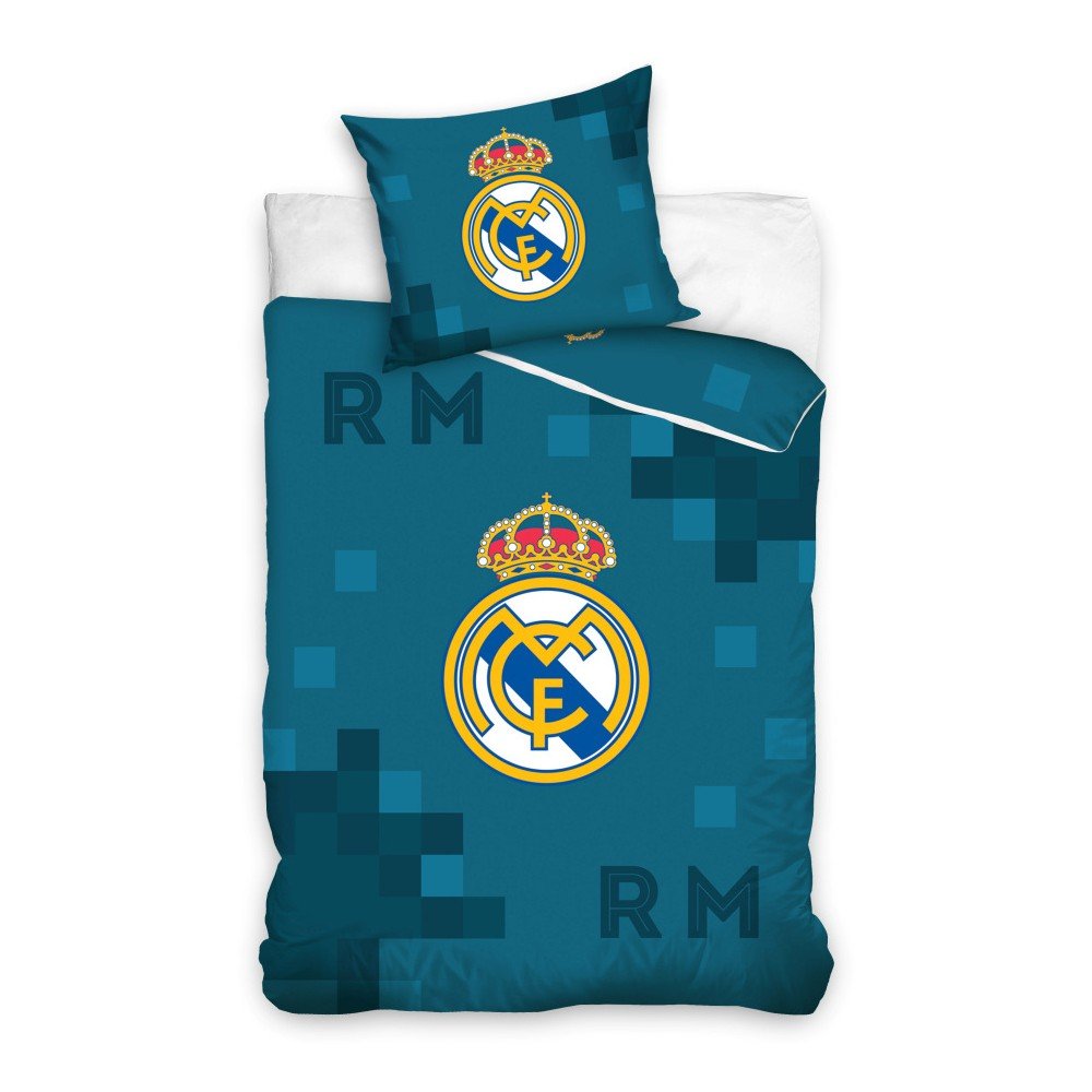 Dětské bavlněné povlečení na jednolůžko CARBOTEX Real Madrid Club II, 160 x 200 cm v:1312332