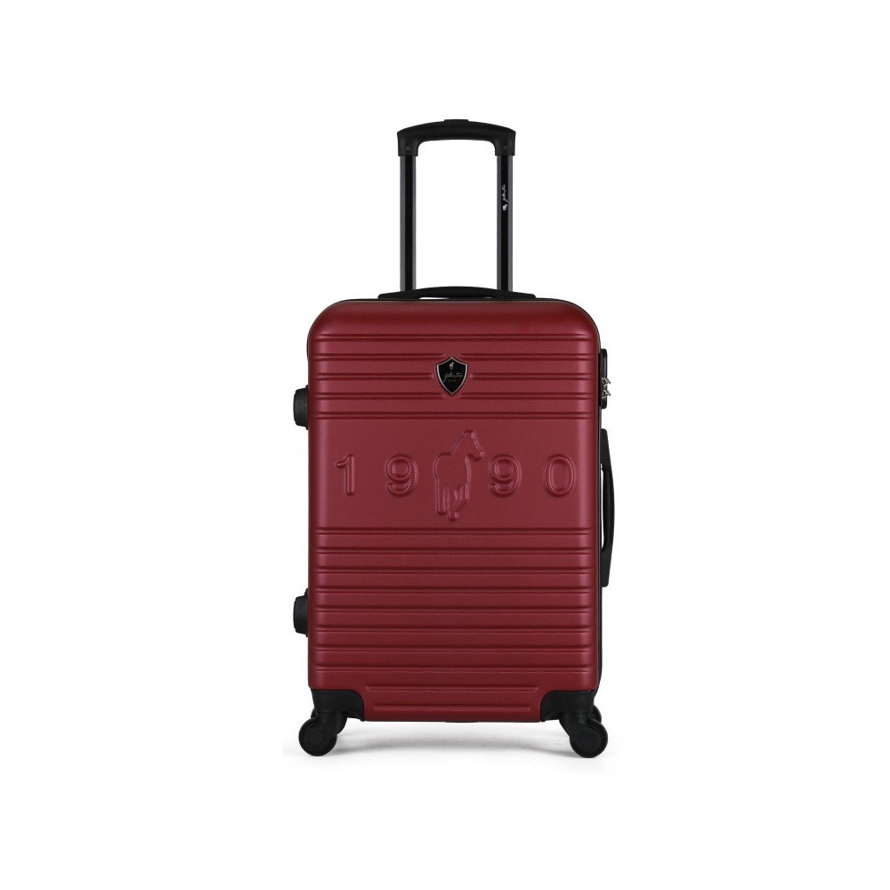 Tmavě vínový cestovní kufr na kolečkách GENTLEMAN FARMER Carro Valise Grand, 89 l v:1097292