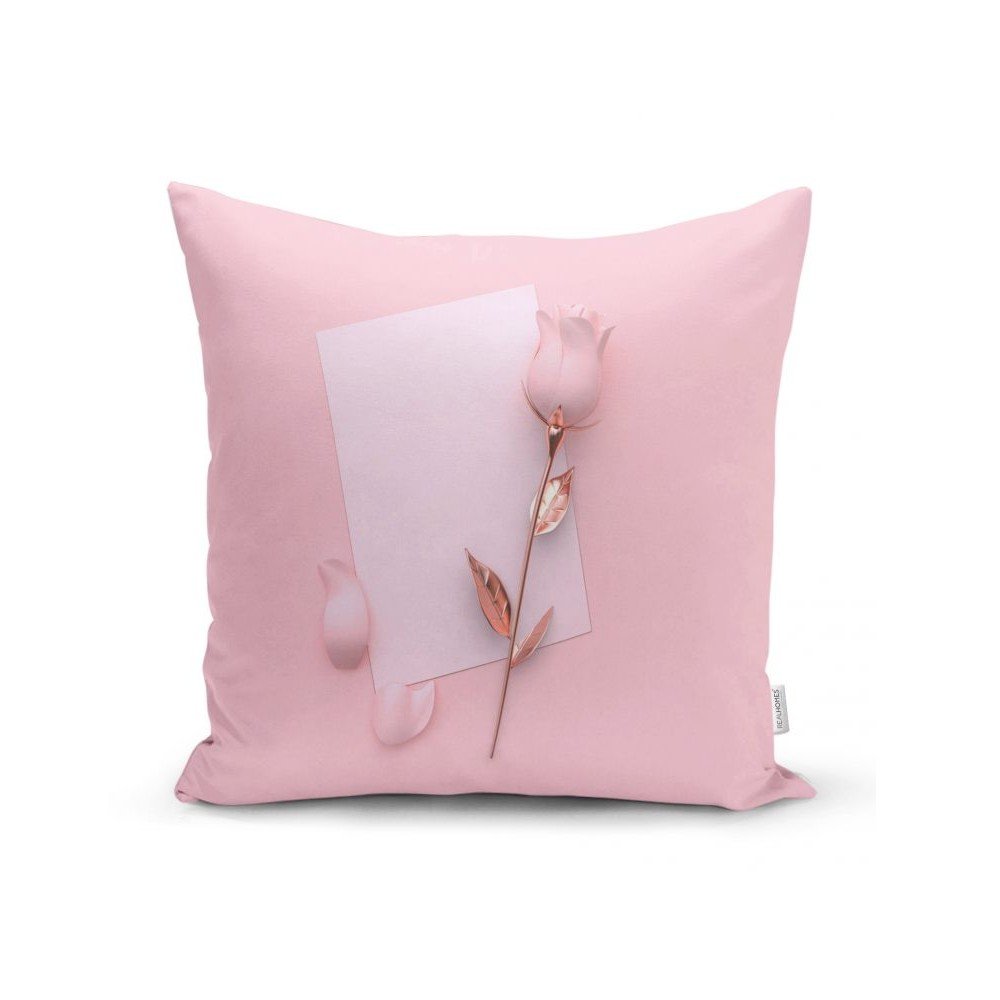 Povlak na polštář Minimalist Cushion Covers Golden Rose With Letter, 45 x 45 cm v:1323990