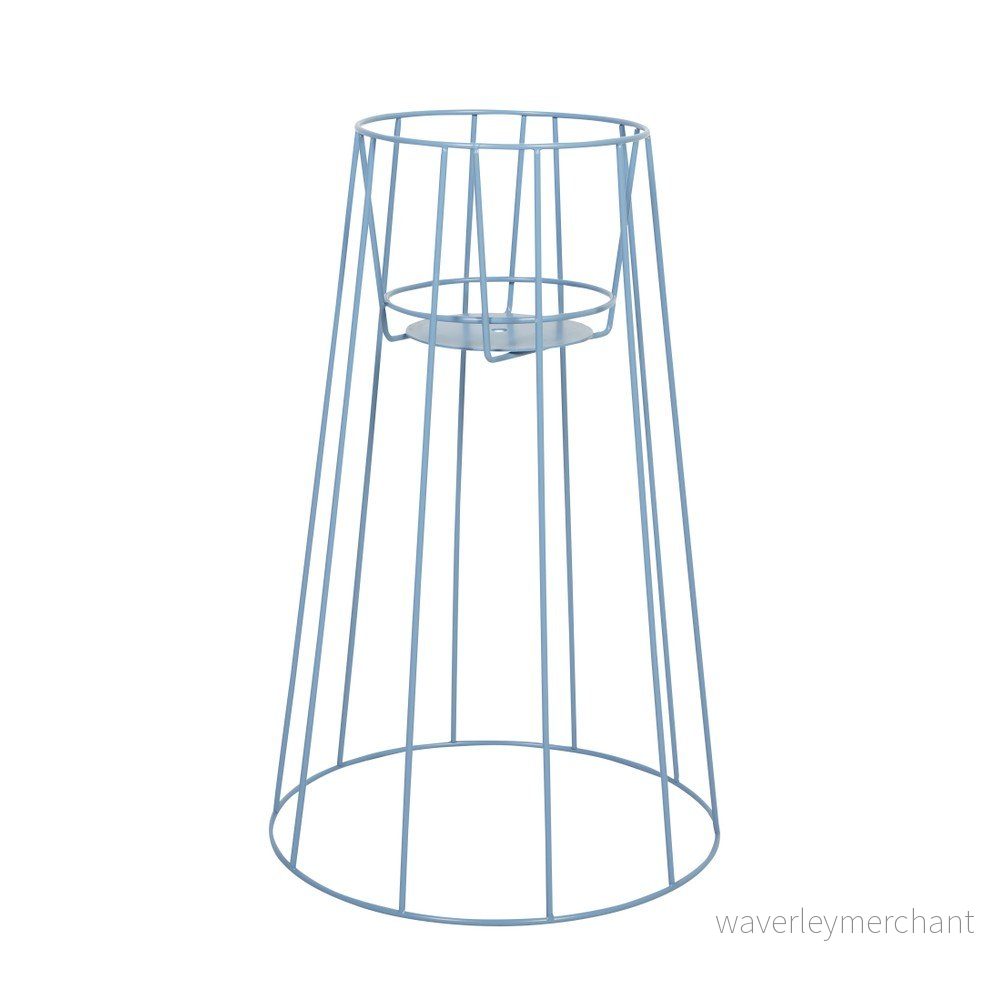 Modrý stojan na květináče OK Design Cibele, výška 60 cm v:1021290