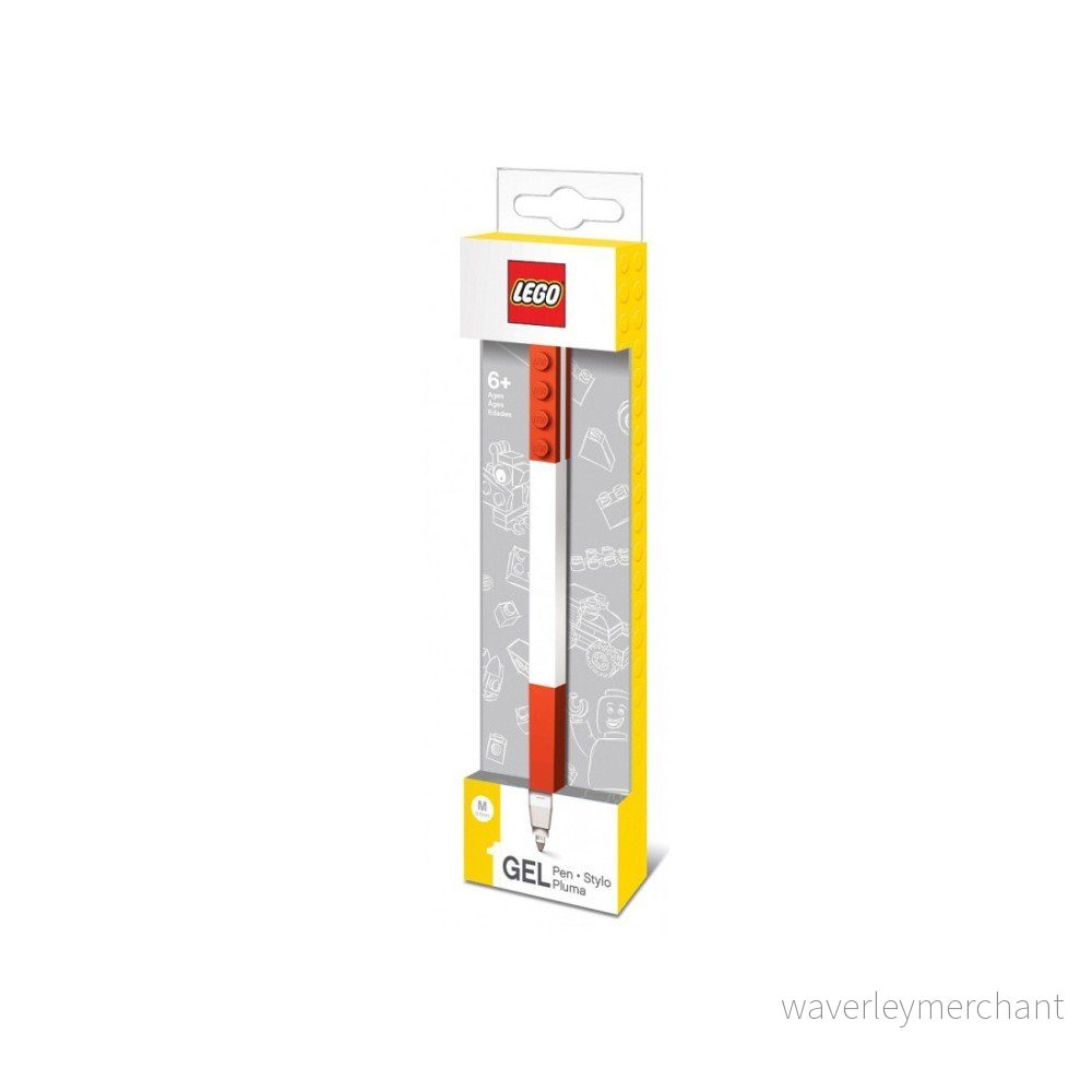 Gelové pero s červeným inkoustem LEGO® v:1297024