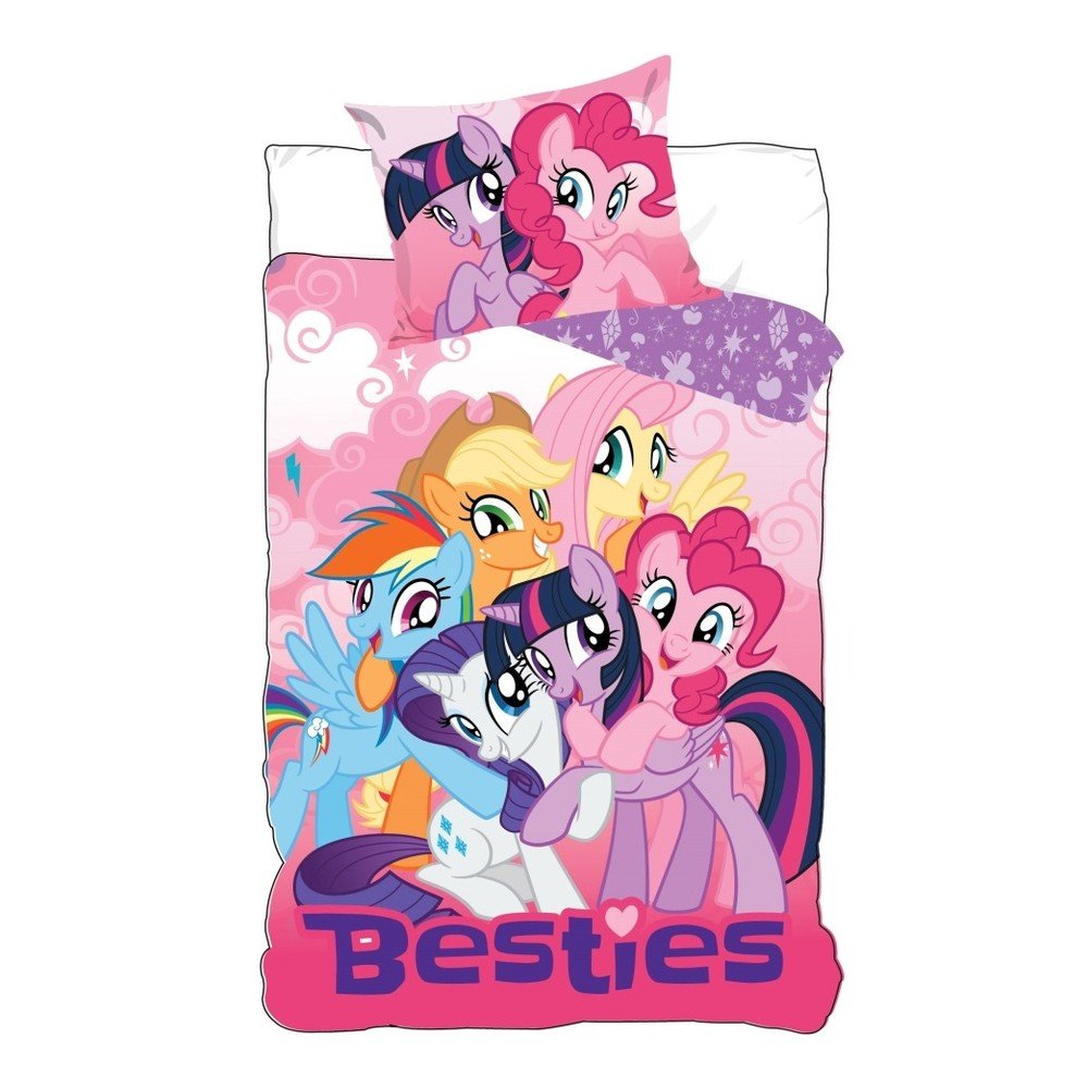 Dětské bavlněné povlečení na jednolůžko CARBOTEX My Little Pony, 160 x 200 cm v:1312304