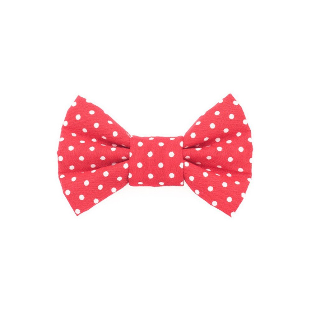 Červený charitativní psí motýlek s malými puntíky FUNKY DOG, vel. XL v:763880