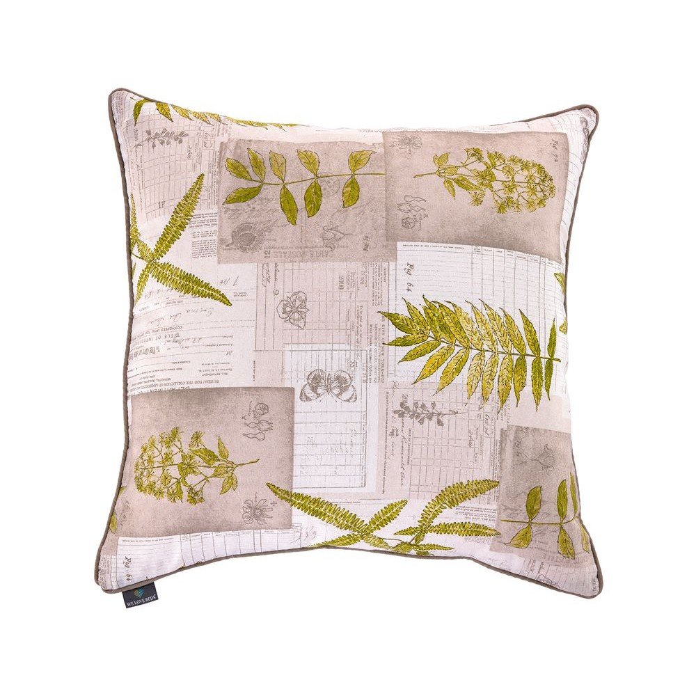 Povlak na polštář WeLoveBeds Ferns, 60 x 60 cm v:1157630