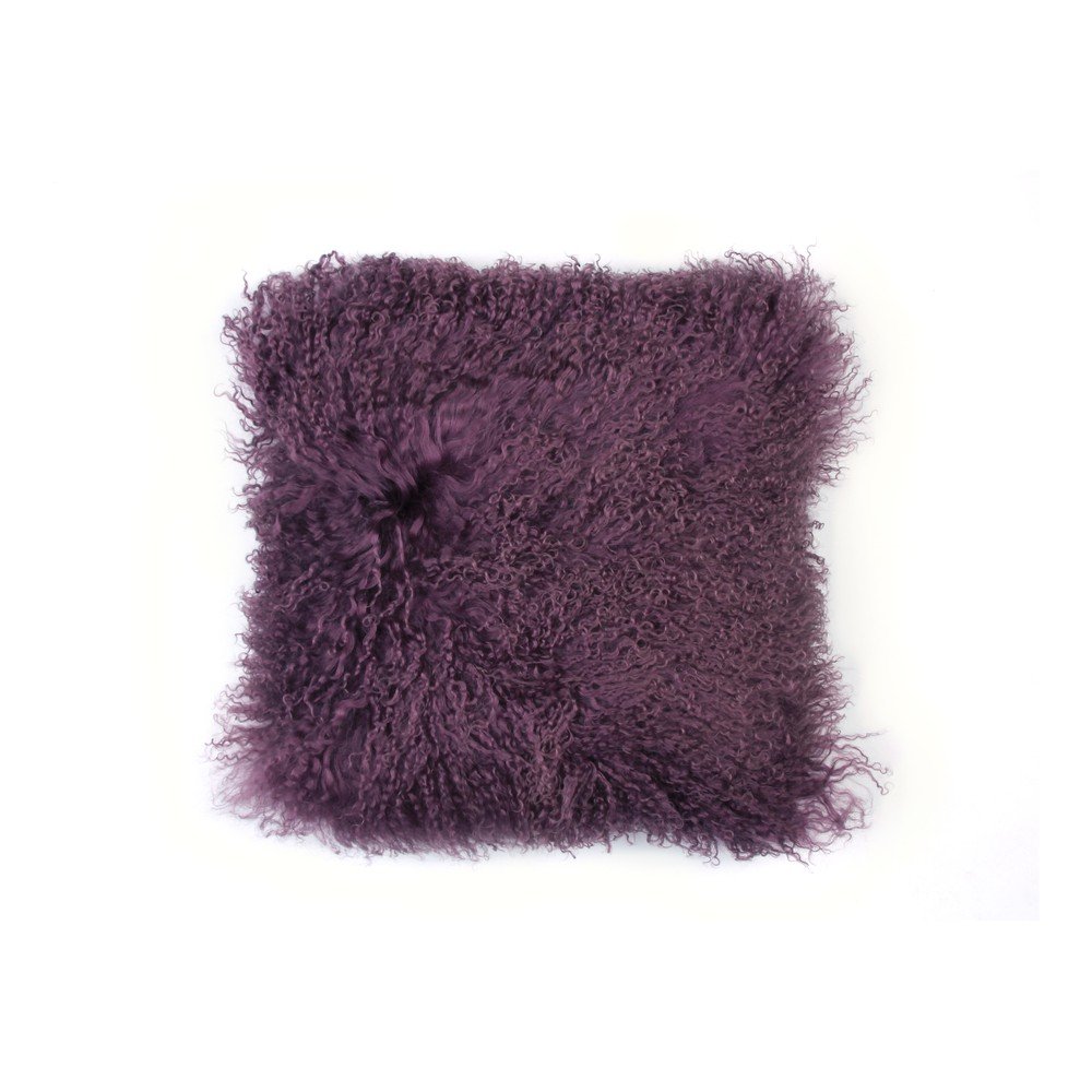 Kožešinový polštář Tibetian Lavender, 35 x 35 cm v:745762