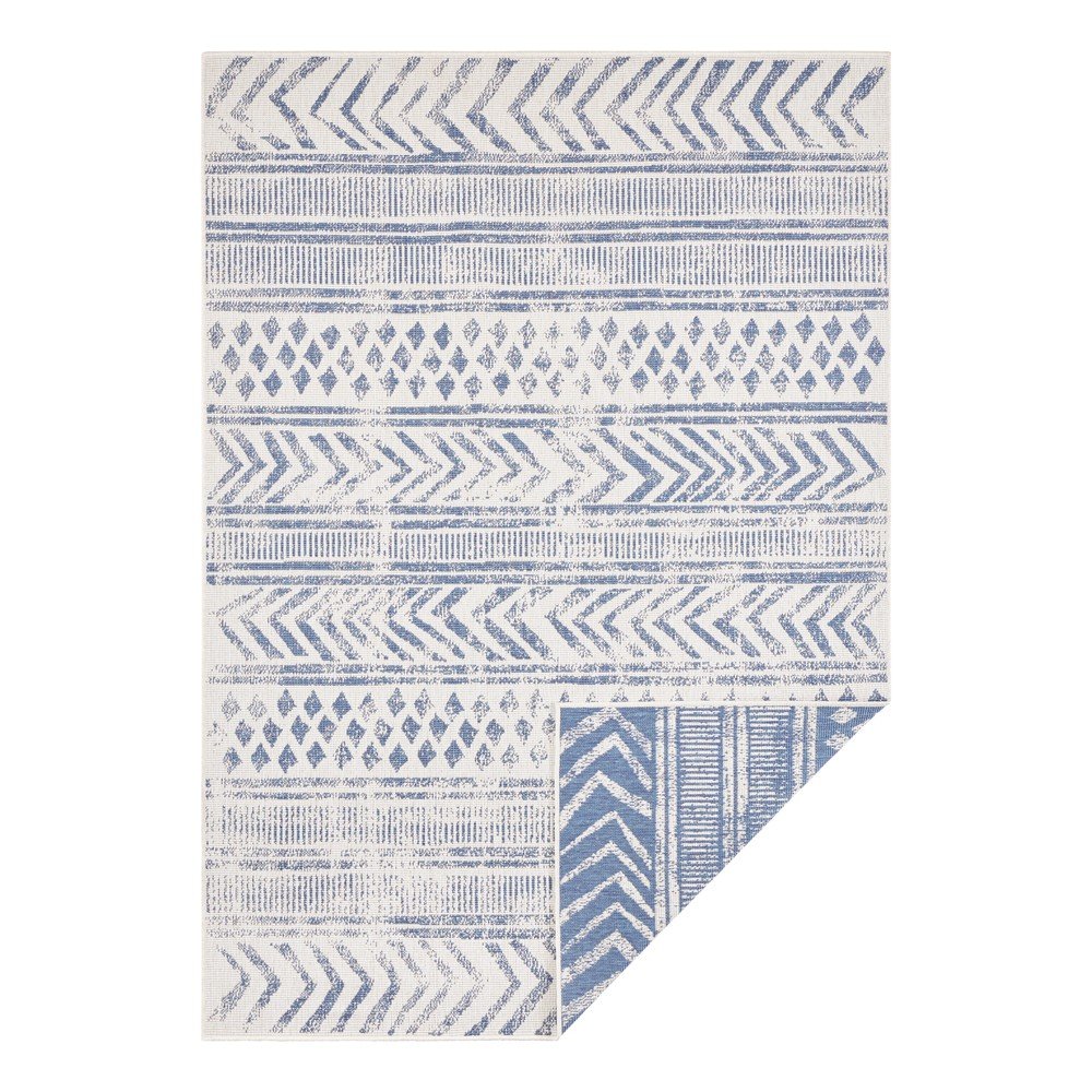 Modro-krémový venkovní koberec NORTHRUGS Biri, 120 x 170 cm v:1337885