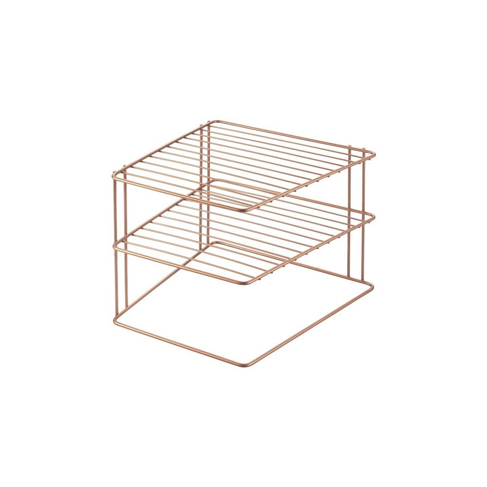 Ocelová přídavná polička v měděné barvě 25x25 cm Palio – Metaltex v:948736