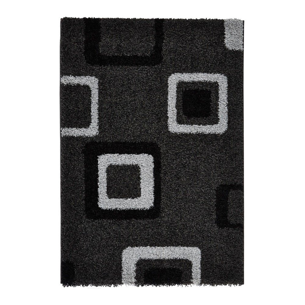 Šedo-černý koberec Think Rugs Majesty, 80 x 150 cm v:771630
