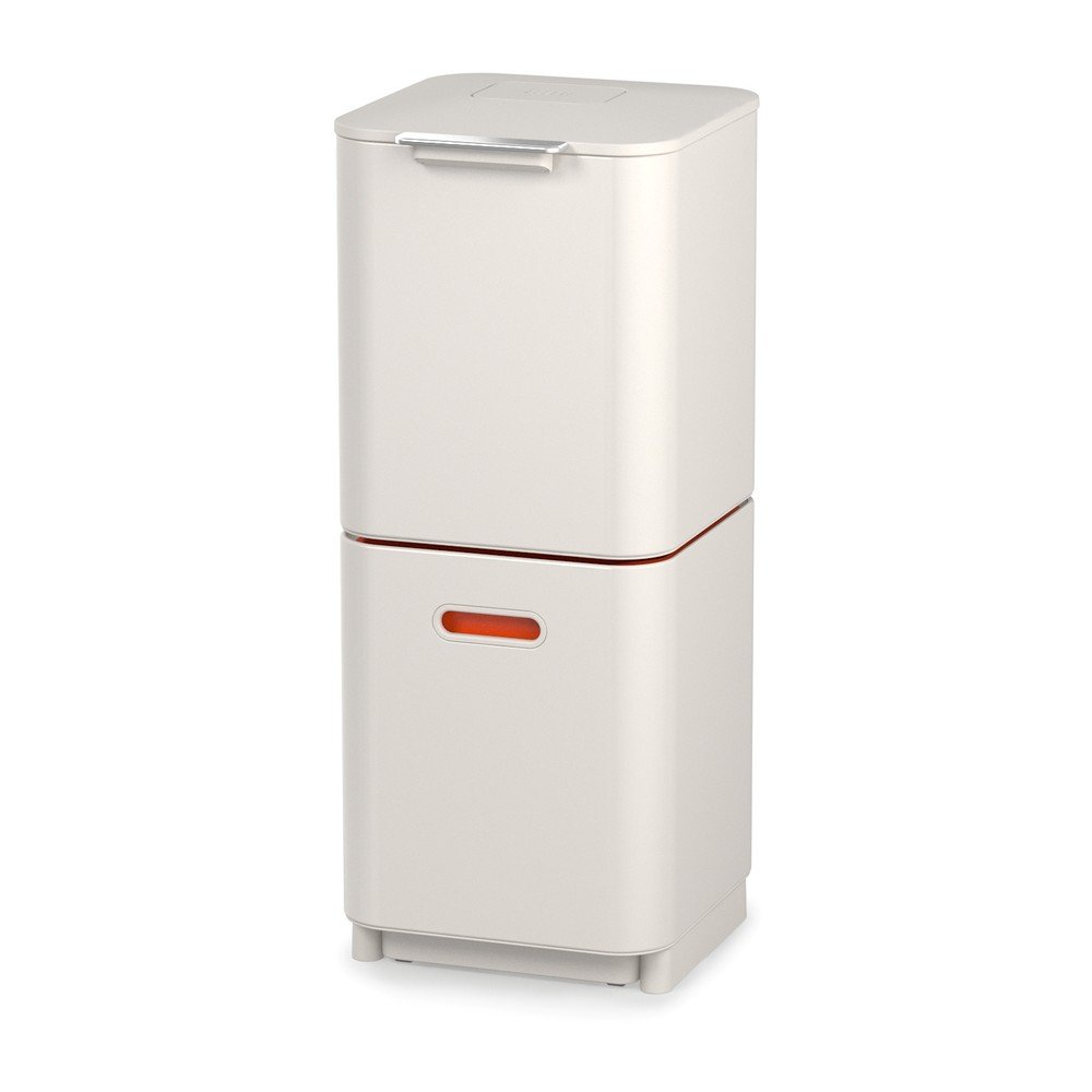 Krémově bílý koš na tříděný odpad Joseph Joseph Totem Compact, 40 l v:1286768