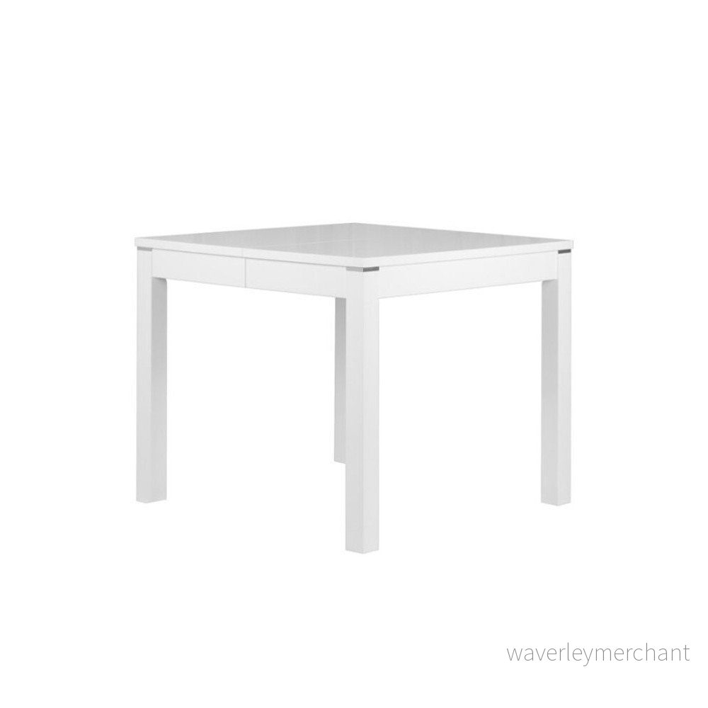 Matný bílý rozkládací jídelní stůl Durbas Style Eric, délka až 225 cm v:985274