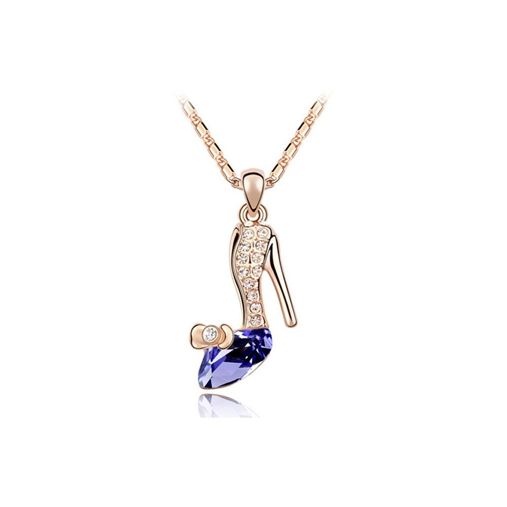 Náhrdelník s fialovým krystalem Swarovski Cinderella v:1169502