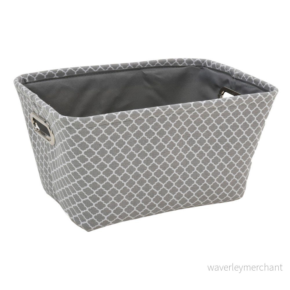 Šedý úložný box InArt Pattern v:738844