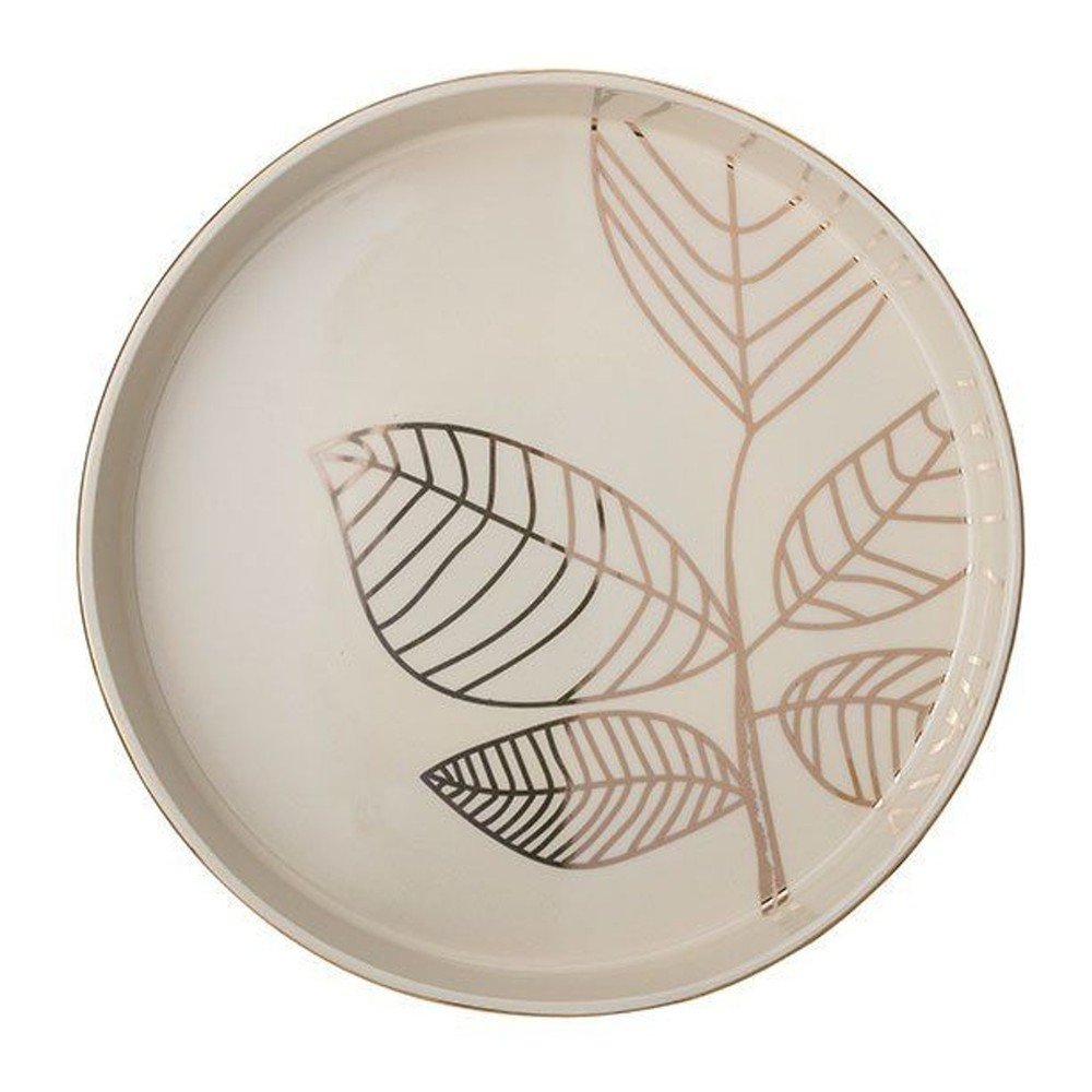 Zelený keramický podnos Bloomingville Rio, ⌀ 30 cm v:1136434