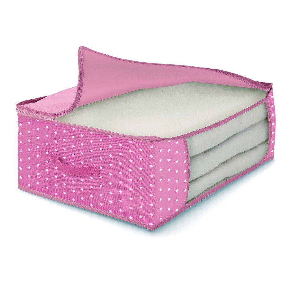 Růžový úložný box na peřiny Cosatto Pinky, 45 x 45 cm v:1217128
