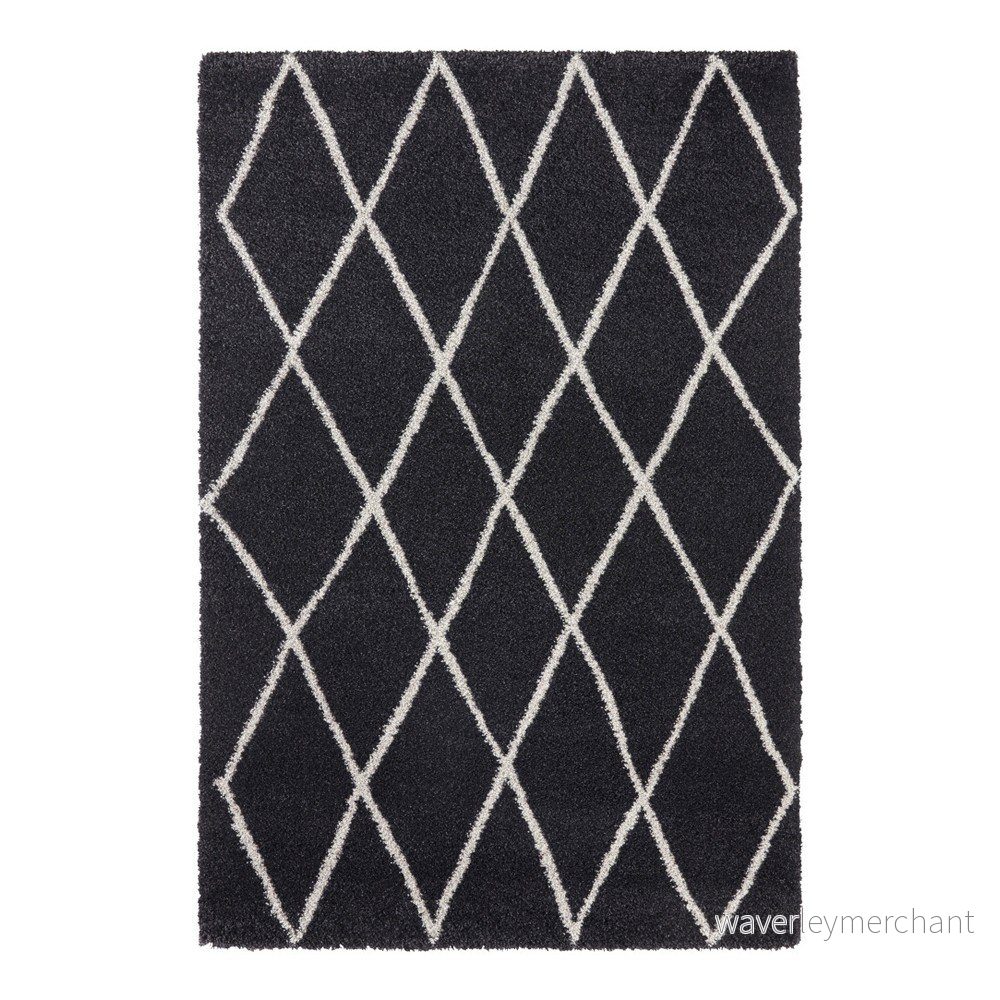 Antracitový koberec Elle Decoration Passion Abbeville, 160 x 230 cm v:1267464