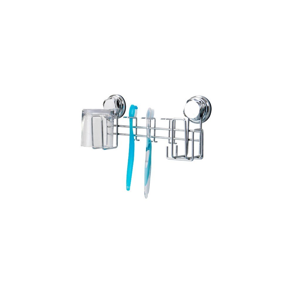Nástěnný držák na zubní kartáčky Compactor Bestlock v:839150
