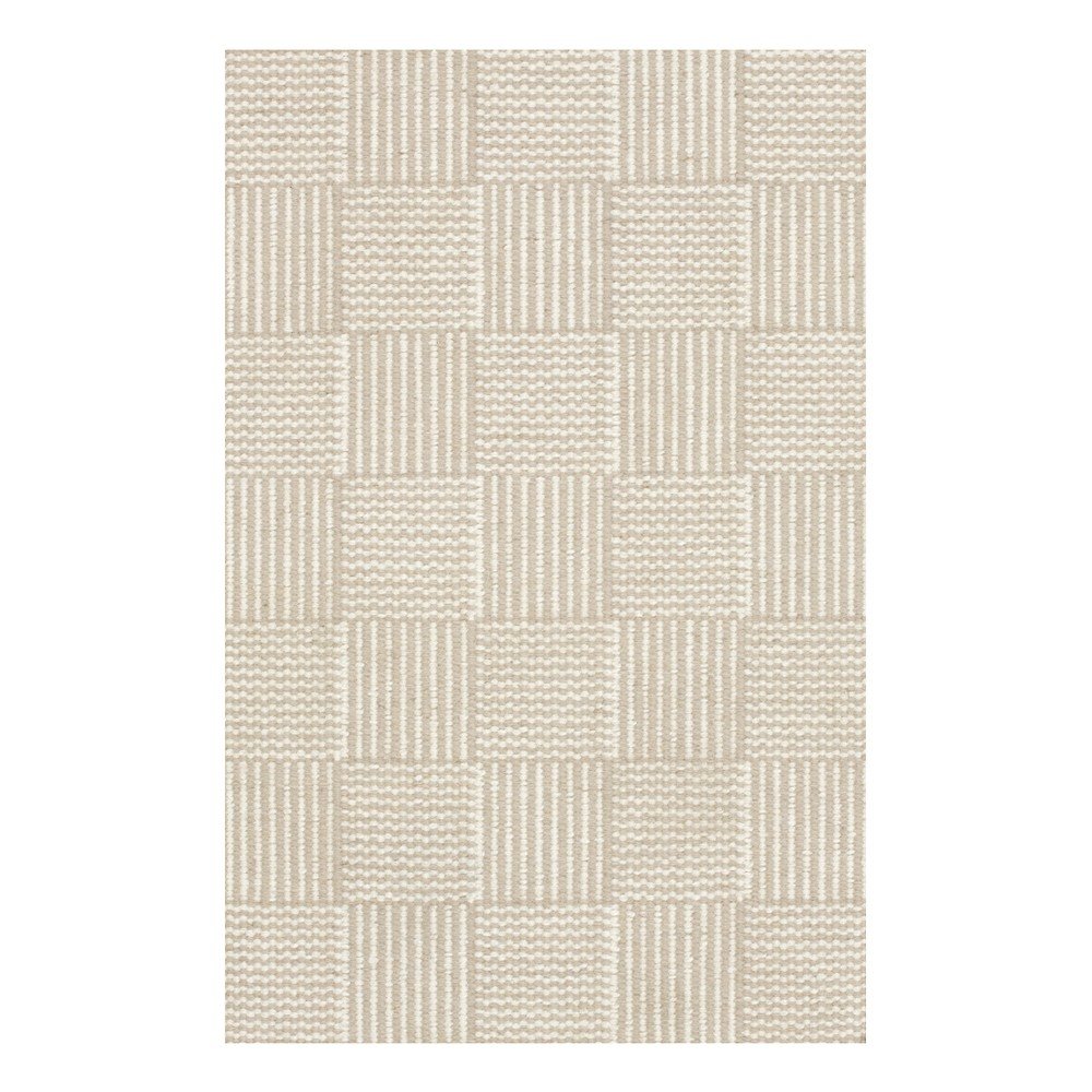 Béžový ručně tkaný koberec Linie Design Chess, 50 x 80 cm v:927818
