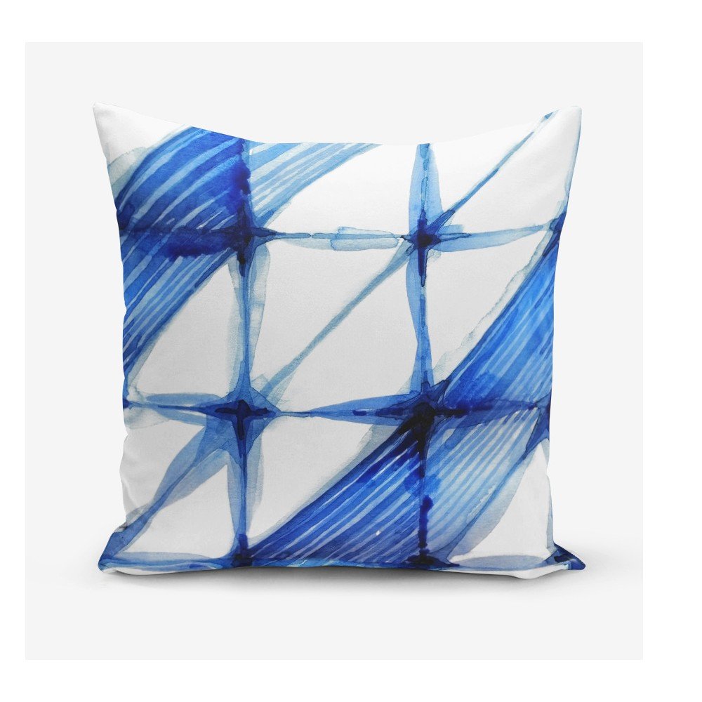 Povlak na polštář s příměsí bavlny Minimalist Cushion Covers Aquarel, 45 x 45 cm v:1134976