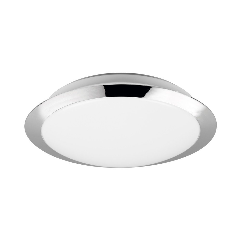 LED stropní svítidlo v leskle stříbrné barvě ø 29 cm Umberto – Trio v:1518362