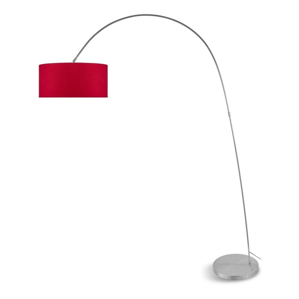 Šedá volně stojící lampa s červeným stínidlem Citylights Bolivia v:1237950