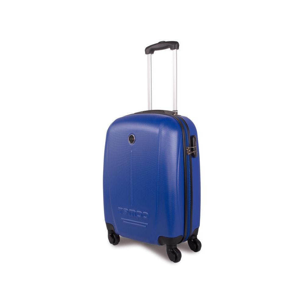 Tmavě modrý kufr na kolečkách Tempo, 50cm v:697556