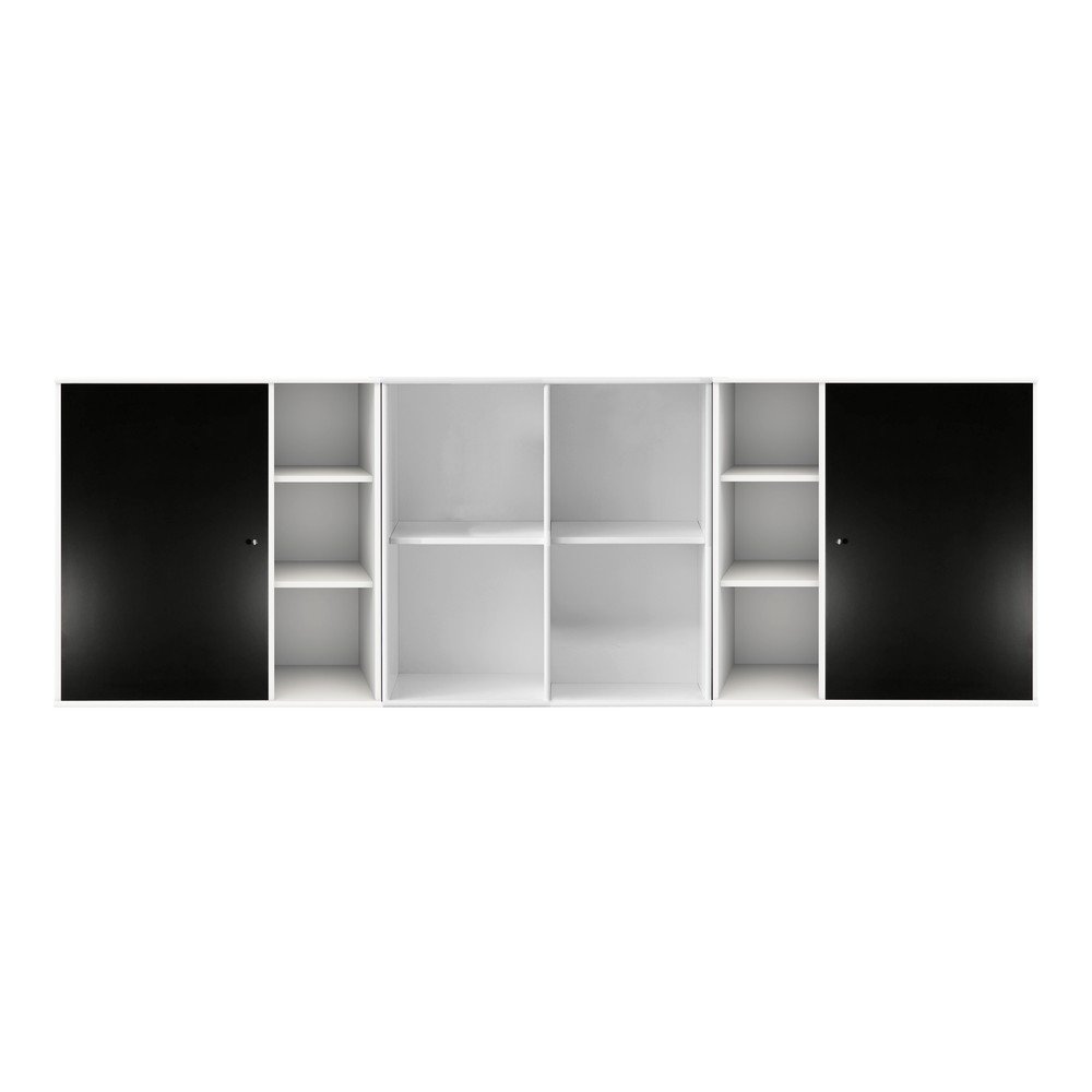 Černo-bílá nástěnná komoda Hammel Mistral Kubus, 206 x 69 cm v:1448626