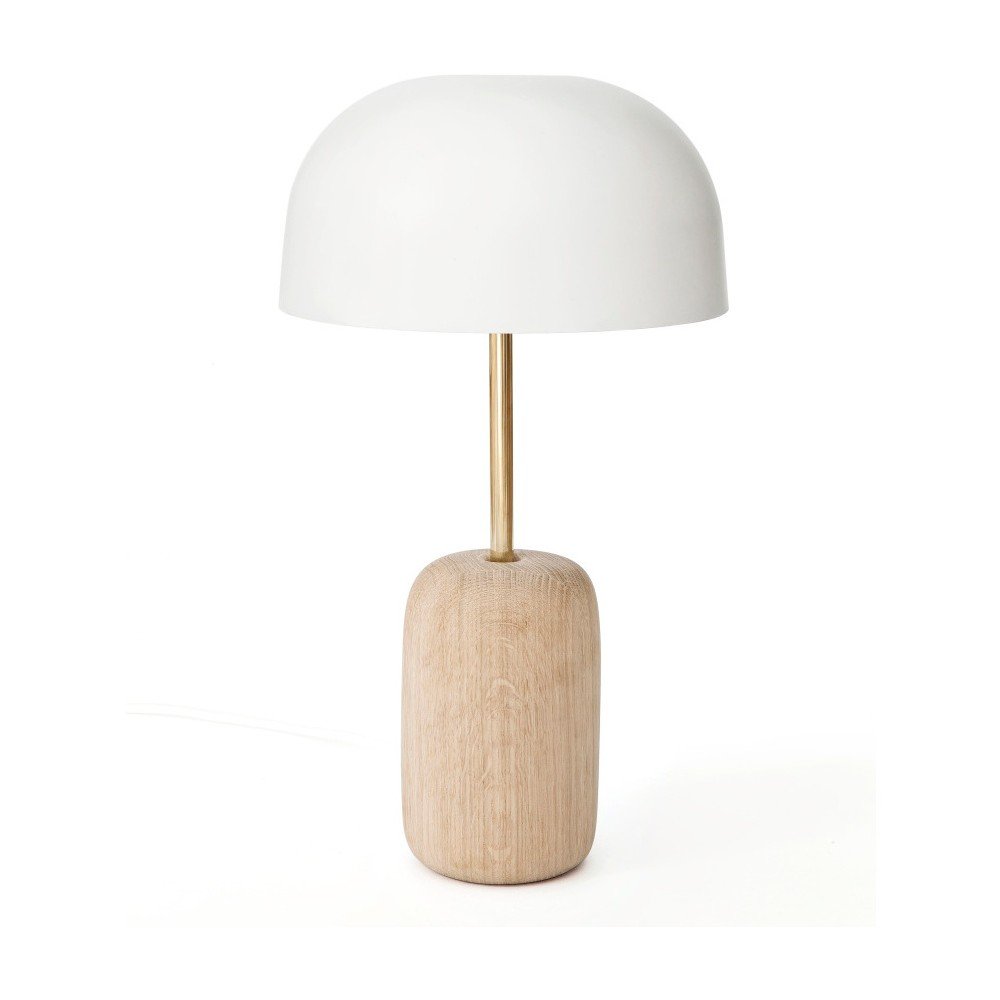 Stolní lampa s bílým stínidlem HARTÔ Nina v:1082632