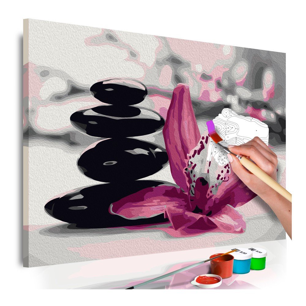 DIY set na tvorbu vlastního obrazu na plátně Artgeist Stones Tower, 60 x 40 cm v:1319910