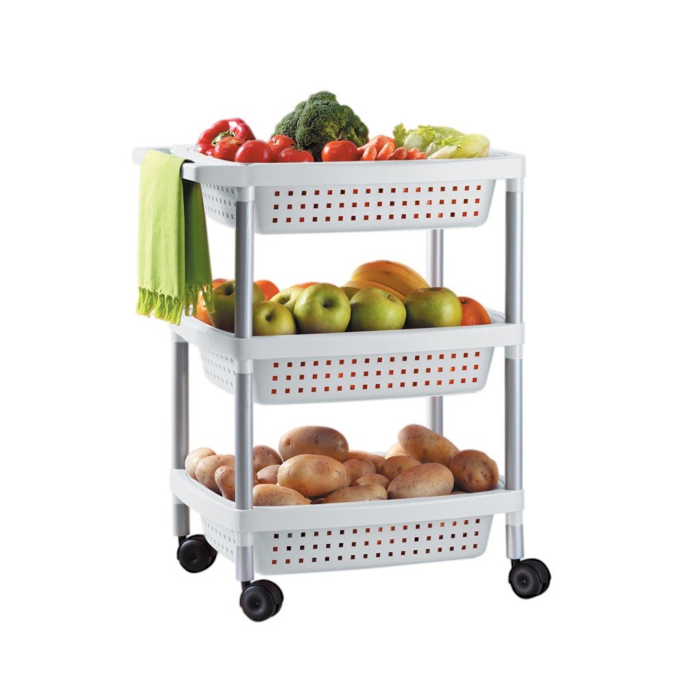Pojízdný kuchyňský vozík se 3 košíky Ta-Tay Vegetables Trolley v:1123240