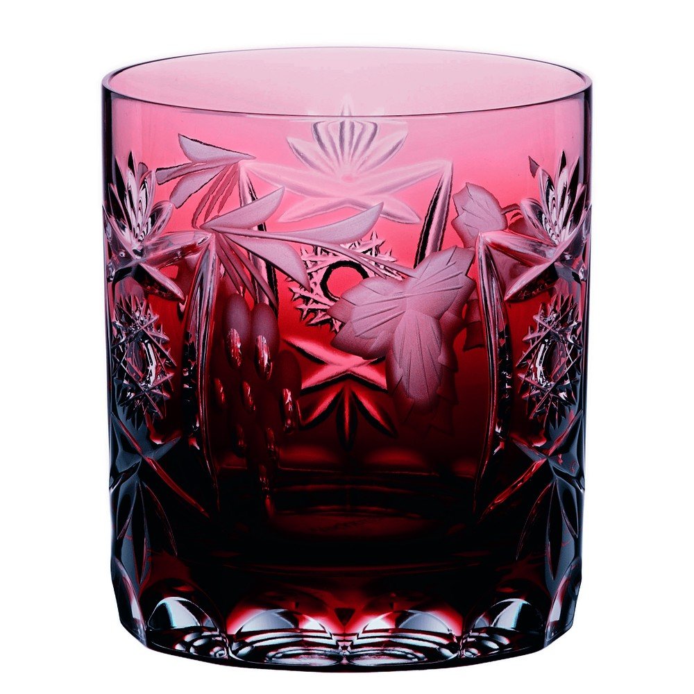 Červená sklenice na whisky z křišťálového skla Nachtmann Traube Whisky Tumbler Copper Ruby, 250 ml v:1318466