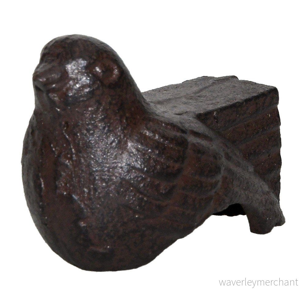 Černá litinová noha pod květináč Esschert Design Bird v:1332254