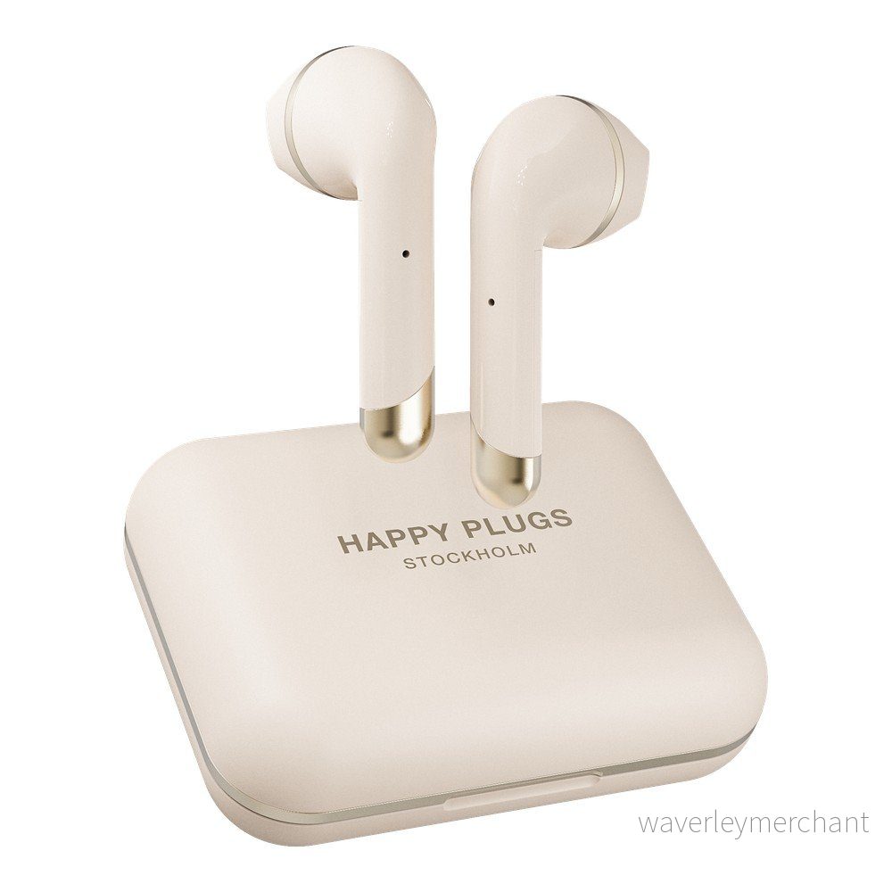 Béžová bezdrátová sluchátka Happy Plugs Air 1 Plus v:1367475 Béžová bezdrátová sluchátka Happy Plugs Air 1 Plus v:1367475