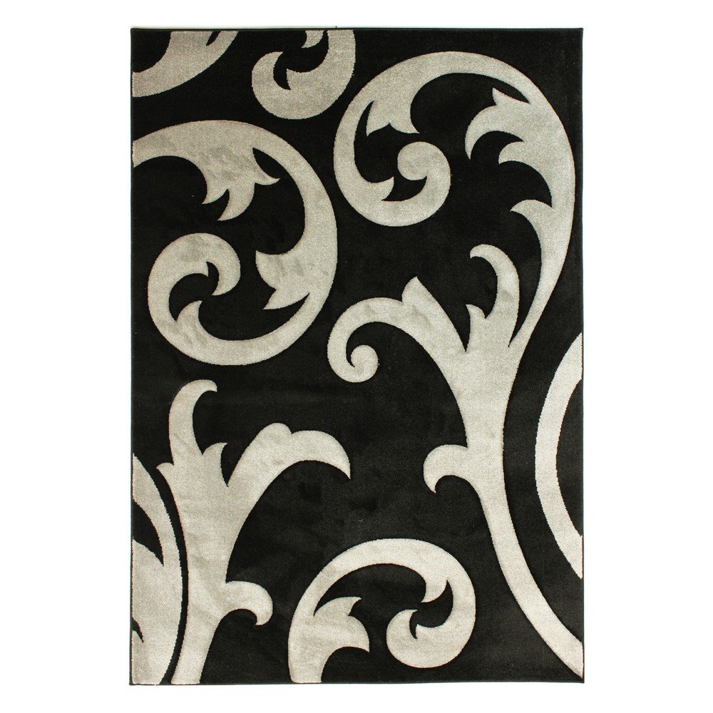 Šedočerný koberec Flair Rugs Elude Grey Black, 160 x 230 cm v:1002634