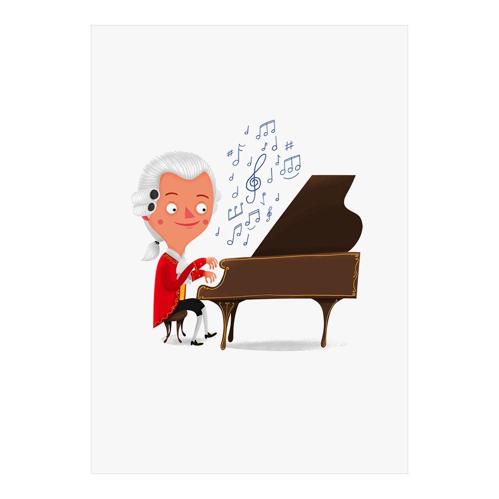 Autorský plakát Antimultivitamin Little Mozart, A3 v:717880